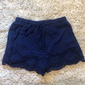 Navy shorts